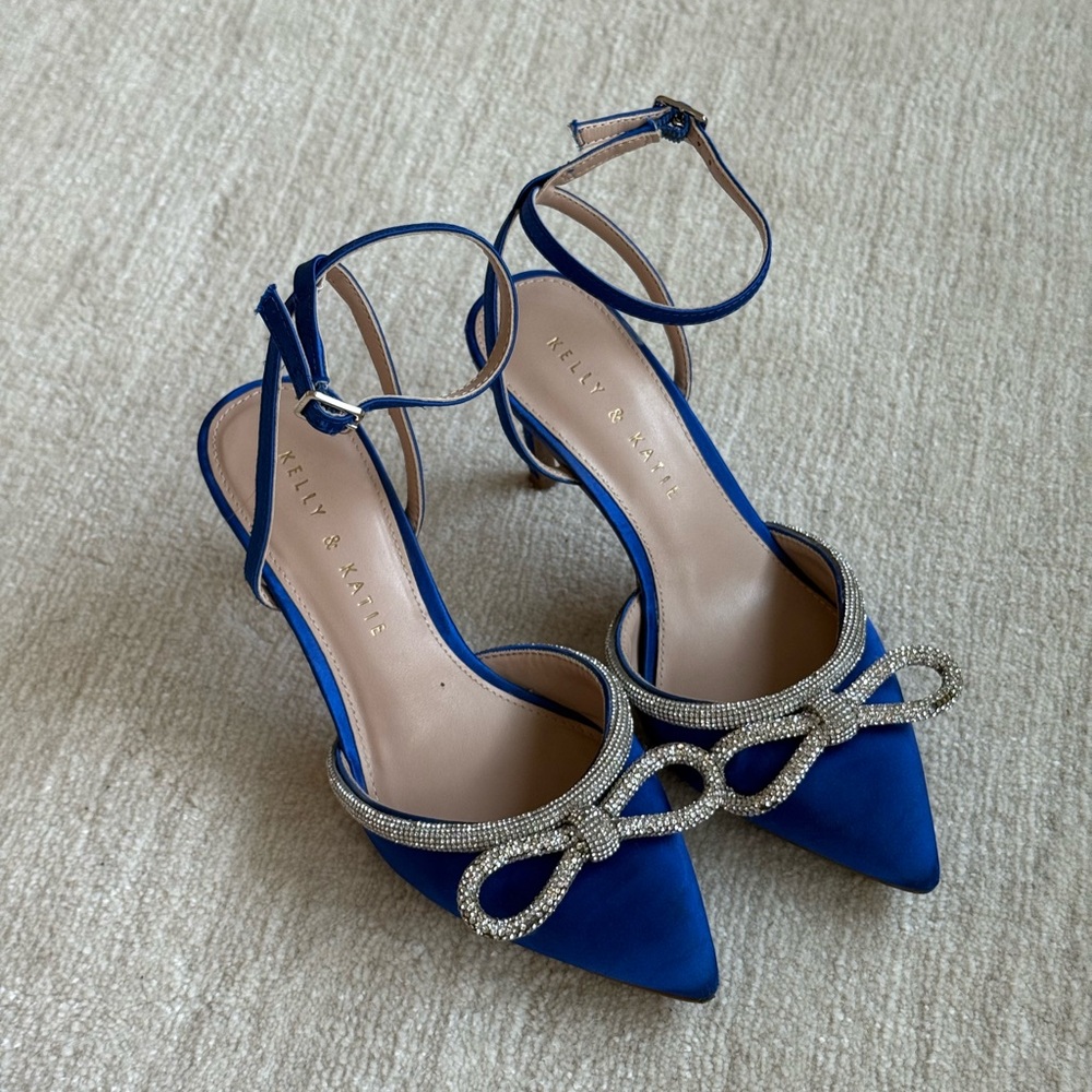 Kelly & Katie Satin Heels